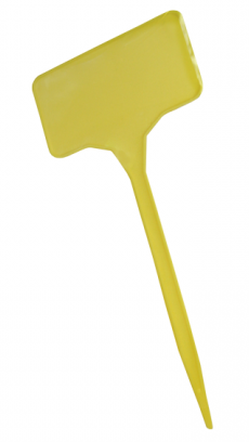 Schildetiketten gelb 7Stk